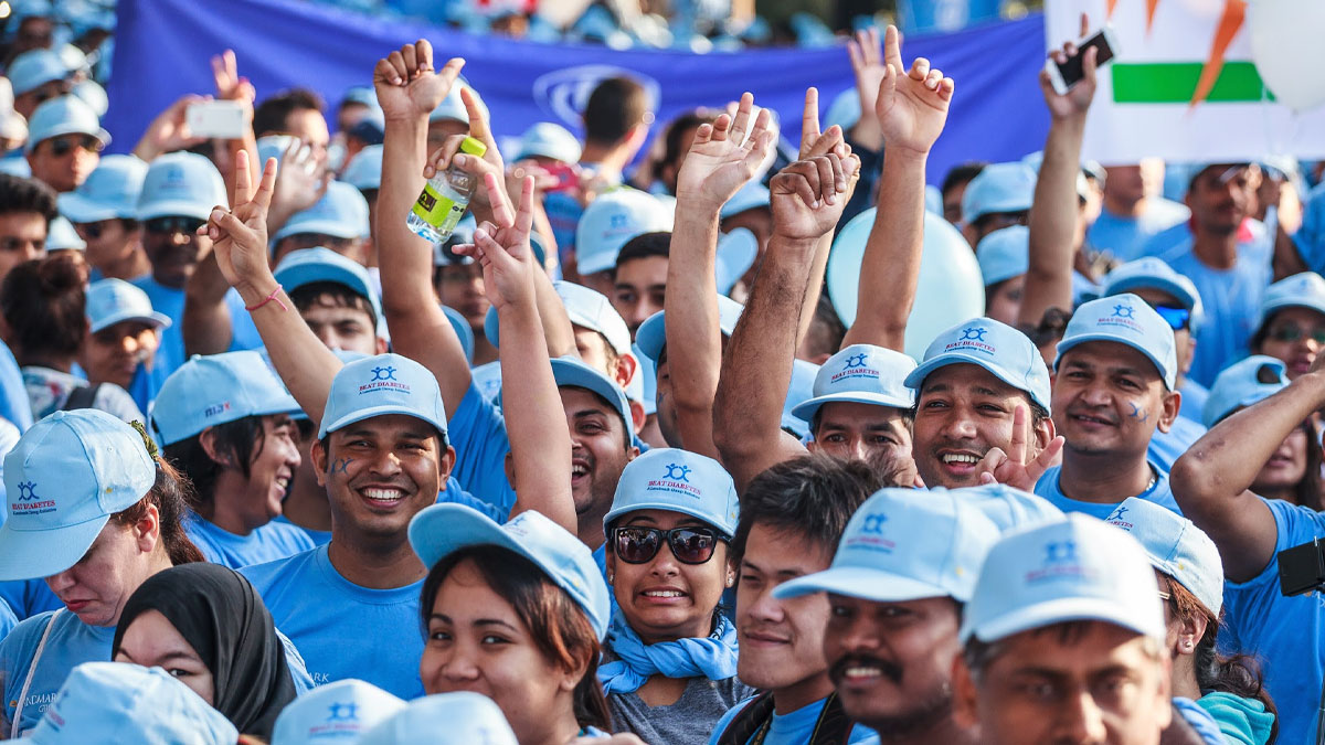 Beat diabetes walk in Dubai