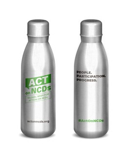 Community Engagement 2021 merchandising: water bottle