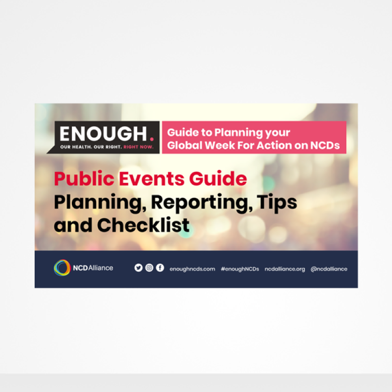 Guide 4: Public Events Guide – Planning, Reporting, Tips and Checklist cover